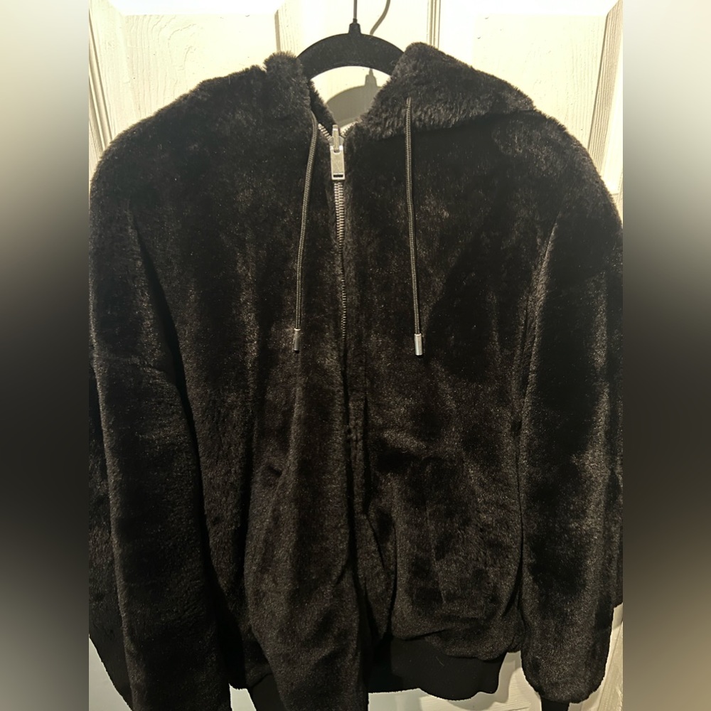 Zara faux fur jacket men